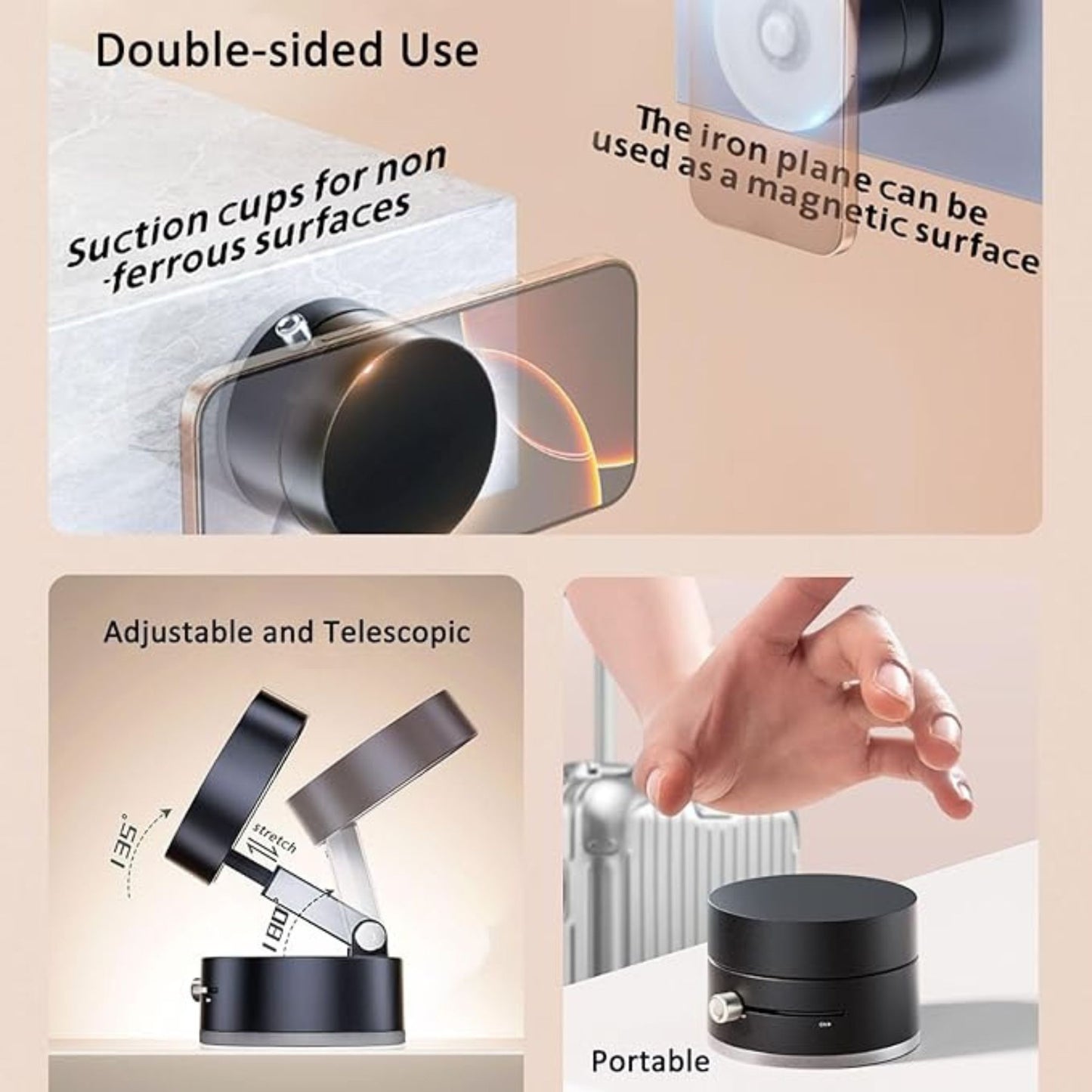 Magnetic Suction Phone Holder